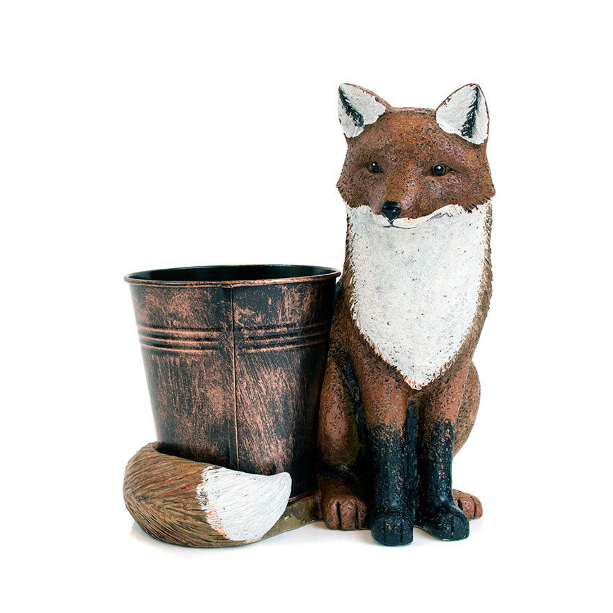 Fox Animal Planter gift sold at Bear Valley in Lincoln City