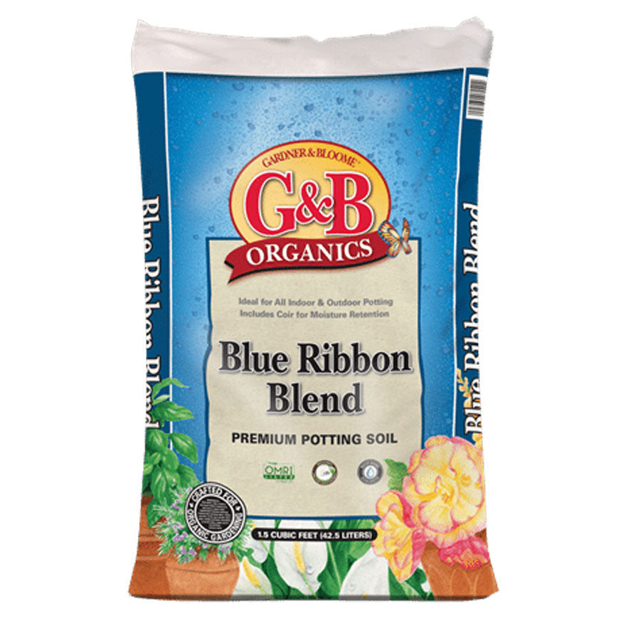 G&B Organics premium potting soil for raised beds, containers, and outdoor and indoor planting sold at Bear Valley in Lincoln City